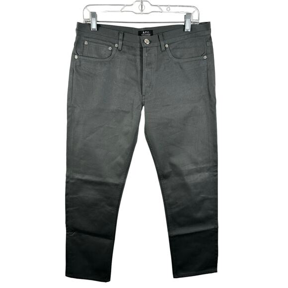 APC Petit Standard Jean Grey Slim Straight Leg NWOT Size 31 - Picture 1 of 11
